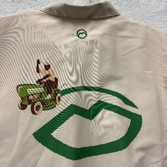 Magellan Shirt Mens XL Fish Gear Laguna Madre Mowing Man Decal Graphic Vented - Picture 9 of 10